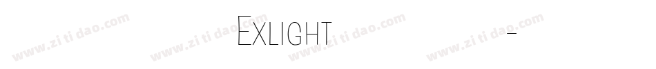 塚源黑体Exlight转换器字体转换