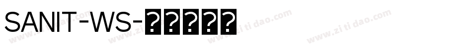 SANIT-WS字体转换