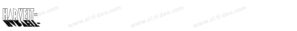 HARVEIT字体转换