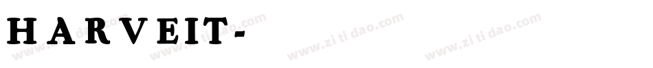 HARVEIT字体转换