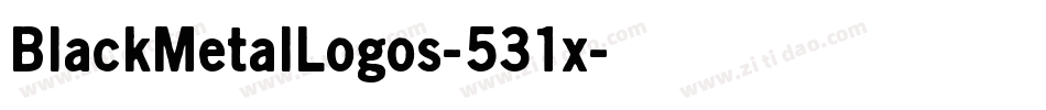 BlackMetalLogos-531x字体转换