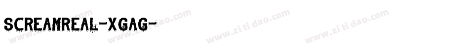 ScreamReal-XgAg字体转换