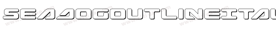 SeaDogOutlineItalic-V34y字体转换