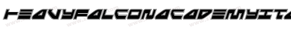 HeavyFalconAcademyItalic-nzE0字体转换