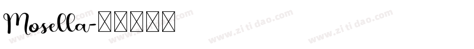 Mosella字体转换