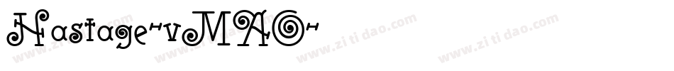 Hastage-vMAO字体转换