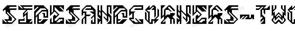 SidesAndCorners-Two字体转换