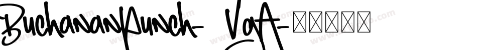 BuchananPunch-7VgA字体转换
