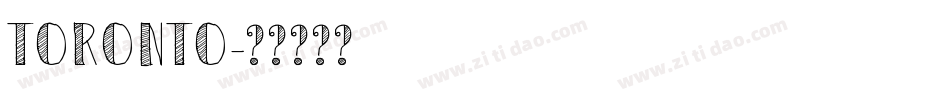 Toronto字体转换