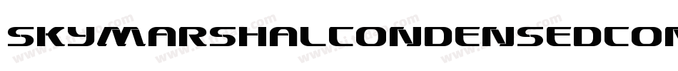 SkyMarshalCondensedCondensed-Peqd字体转换
