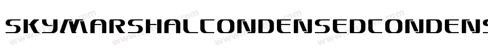SkyMarshalCondensedCondensed-Peqd字体转换
