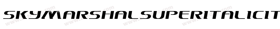SkyMarshalSuperItalicItalic-erMl字体转换 SkyMarshalSuperItalicItalic-erMl字体转换