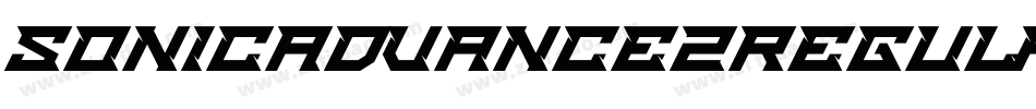 SonicAdvance2Regular-2Dg3字体转换