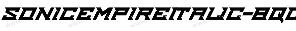SonicEmpireItalic-8qdJ字体转换