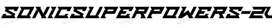 SonicSuperpowers-2vGl字体转换