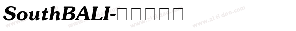 SouthBALI字体转换