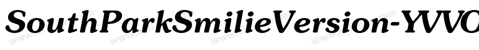 SouthParkSmilieVersion-YVVO字体转换