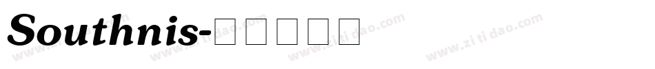Southnis字体转换