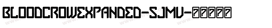 BloodCrowExpanded-5JmV字体转换