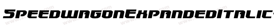 SpeedwagonExpandedItalic-8JOD字体转换 SpeedwagonExpandedItalic-8JOD字体转换