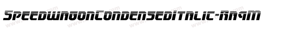 SpeedwagonCondensedItalic-Ra9M字体转换 SpeedwagonCondensedItalic-Ra9M字体转换