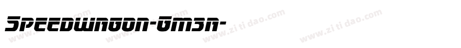 Speedwagon-Gm3a字体转换 Speedwagon-Gm3a字体转换