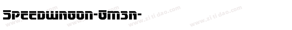Speedwagon-Gm3a字体转换 Speedwagon-Gm3a字体转换