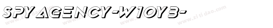 SpyAgency-w1oY3字体转换
