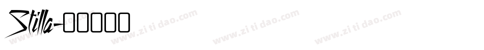 Stilla字体转换