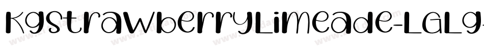 KgStrawberryLimeade-LGLg字体转换