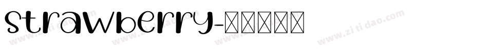 Strawberry字体转换