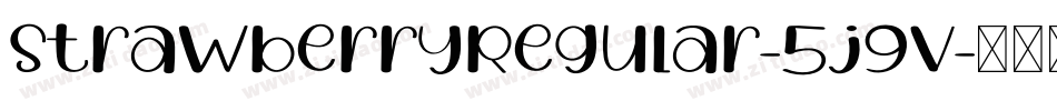 StrawberryRegular-5j9v字体转换