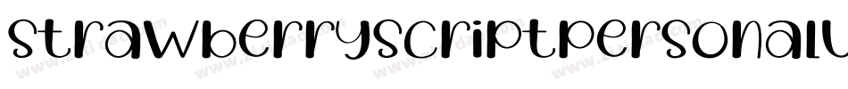 StrawberryScriptPersonalUse-wm5x字体转换