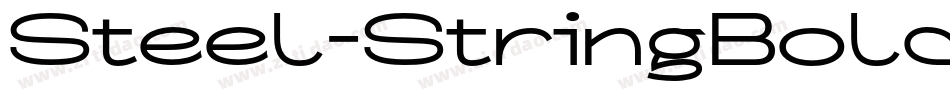 Steel-StringBoldItalic字体转换