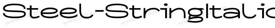 Steel-StringItalic字体转换