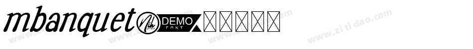 mbanquet字体转换