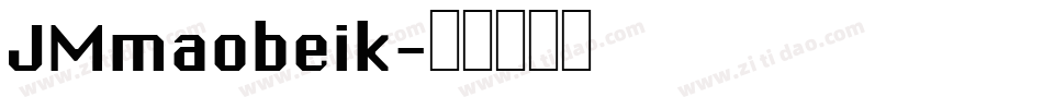 JMmaobeik字体转换