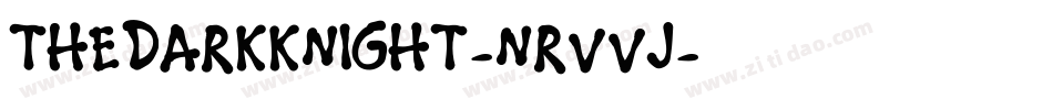 TheDarkKnight-nRvvJ字体转换