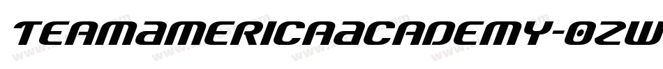 TeamAmericaAcademy-0Zw9字体转换