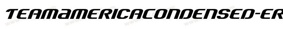 TeamAmericaCondensed-eram字体转换 TeamAmericaCondensed-eram字体转换
