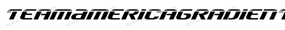 TeamAmericaGradient-aR4K字体转换 TeamAmericaGradient-aR4K字体转换