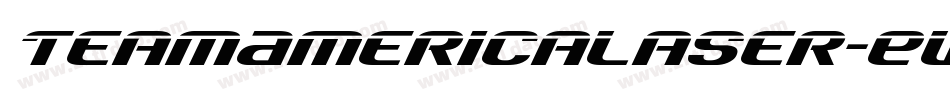 TeamAmericaLaser-EwAW字体转换