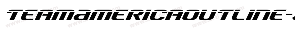 TeamAmericaOutline-ZAm3字体转换