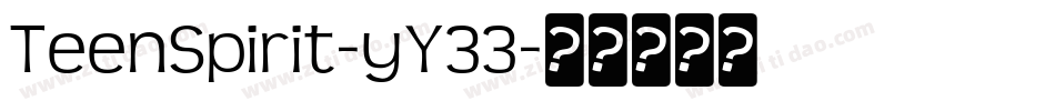 TeenSpirit-yY33字体转换