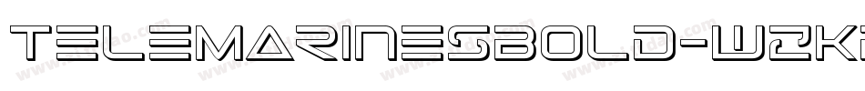 TeleMarinesBold-wzKZ字体转换