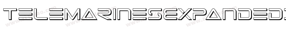 TeleMarinesExpandedItalic-oznd字体转换