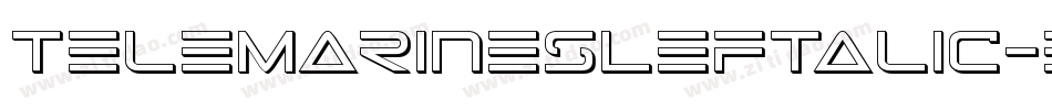 TeleMarinesLeftalic-ez6m字体转换