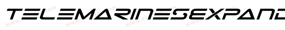 TeleMarinesExpandedItalic-oznd字体转换