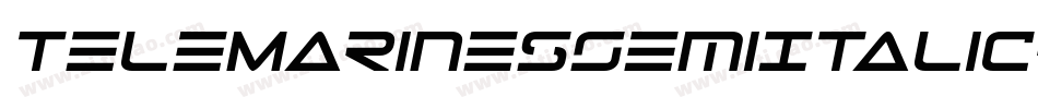 TeleMarinesSemiItalic-0eM9字体转换 TeleMarinesSemiItalic-0eM9字体转换