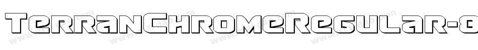 TerranChromeRegular-8GOM字体转换